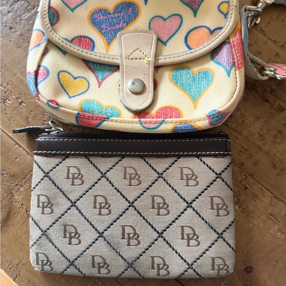 Dooney & Bourke wristlet duo vintage